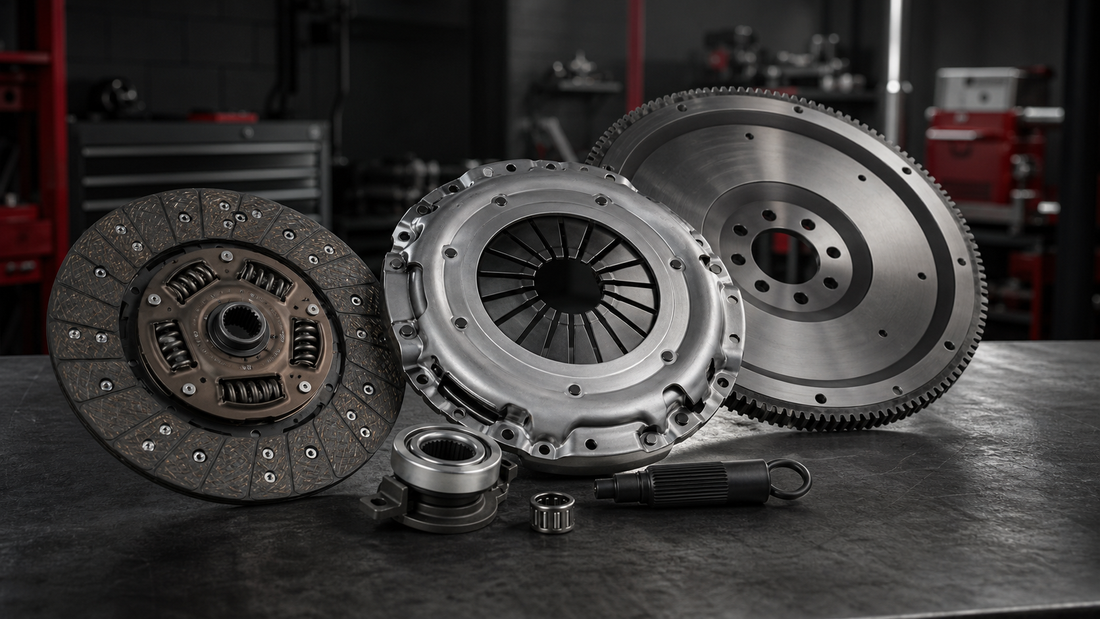 Performance clutch disc, pressure plate, flywheel and release components