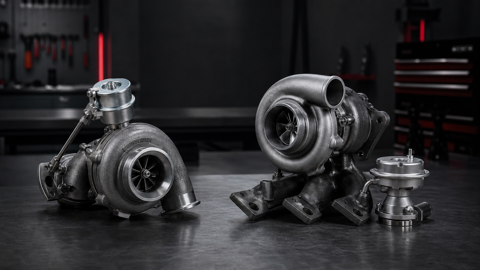 Internally wastegated turbo compared with turbo manifold and external wastegate