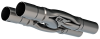 Borla SwitchFire X-pipe 2.5I.D.  INLETS 2.5in. O.D. OUTLETS Notched