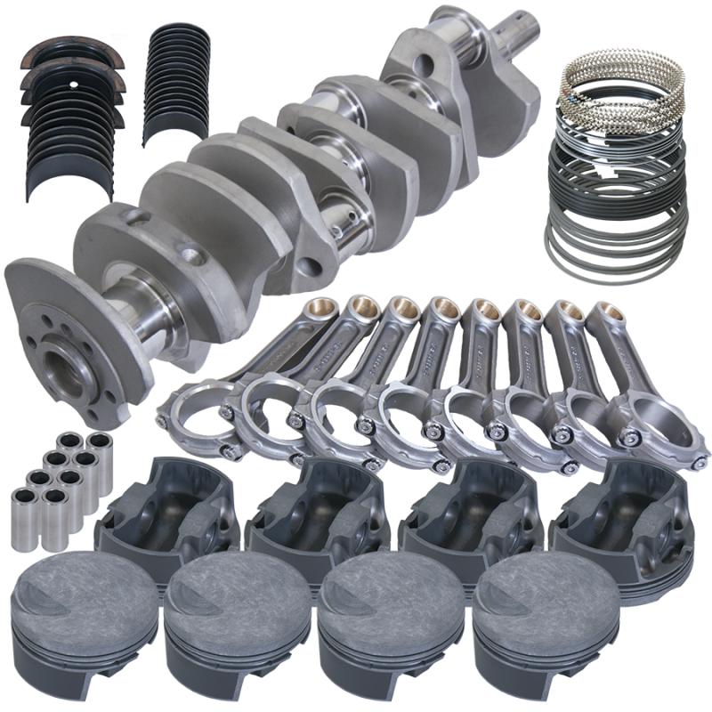 Eagle Chevy 454 4.250in Crank 6.385in I-Beam Rods -3cc Flat Top 4.320in Pistons Rotating Assembly