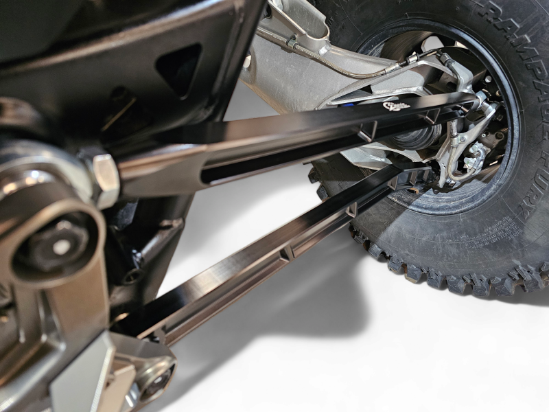 Elektric Offroad 2022+ Polaris Rzr Pro R Turbo R Billet High Clearance Radius Rods Anodized Blk