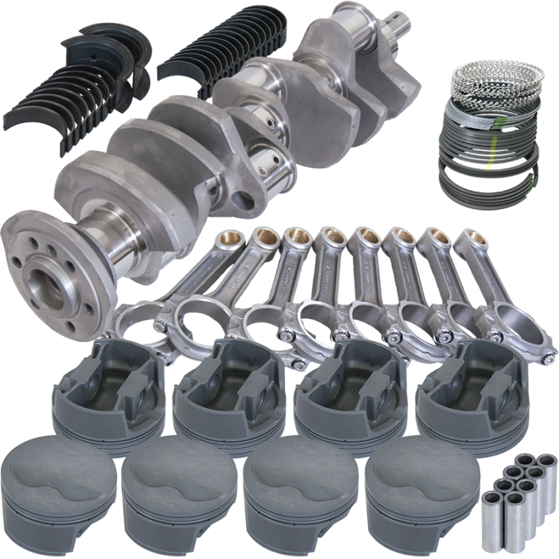 Eagle Chevy 400 3.750in Crank 6.000in I-Beam Rods -5cc Flat Top 4.125in Pistons Rotating Assembly