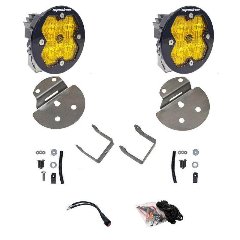 Baja Designs 15-19 GMC/Chevy Canyon/Colorado/Sierra/Silverado Squadron 2.0 Sport FPK - Amber
