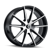 Kraze KR193 Turismo 17x8 / 5x108 BP / 38mm Offset / 63.5mm Hub Gloss Black Wheel