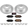 Power Stop 08-12 Infiniti EX35 Rear Z17 Evolution Geomet Coated Brake Kit