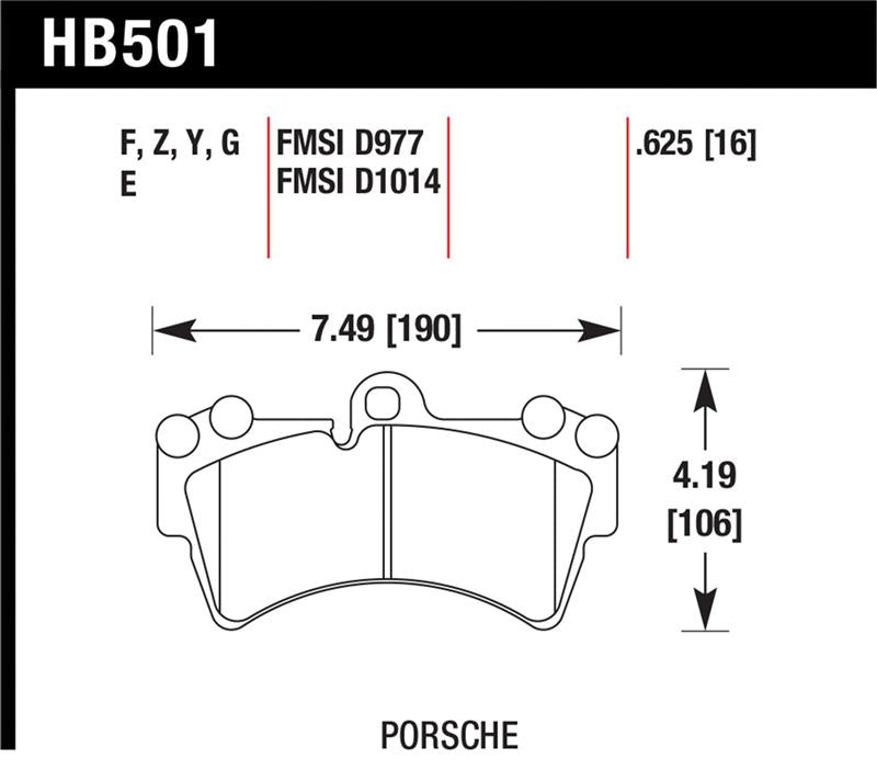 Hawk 07-15 Audi Q7 Base / Premium HP+ Compound Front Brake Pads