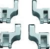 Kuryakyn Driver Floorboard Relocation Brackets For FLST Models Chrome