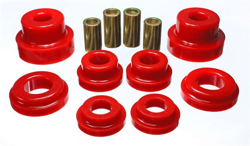 Energy Suspension Ford Rear Subframe Bushing Set - Red