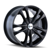 Touren 3222 TR22 15x7 / 5x100/114.3 BP / 40mm Offset / 72.62mm Hub Gloss Black Wheel