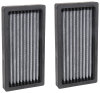 K&N 08-12 Jeep Liberty V6-3.7L Cabin Air Filter (2 Per Box)