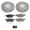 Power Stop 17-20 Lincoln Continental Front Semi-Coated Rotor Kit