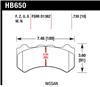 Hawk 09-11 Nissan GT-R DTC-70 Motorsports Front Brake Pads