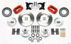 Wilwood Forged Dynalite Front Kit 11.00in Red 65-72 CDP A Body - 10in Drum