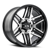 ION Type 147 17x9 / 6x135 BP / 0mm Offset / 87mm Hub Black/Machined Wheel