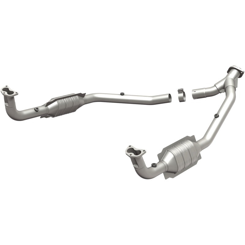 MagnaFlow DF Cat. Conv 97 Land Rover Defender 90 4.0L Y-Pipe Assy / 96-99 Discovery 4.0L Y-Pipe Assy