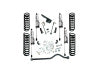 Superlift 07-18 Jeep Wrangler JK Unlimited 4in Standard Lift Kit w/ Fox 2.0 RESI Shocks