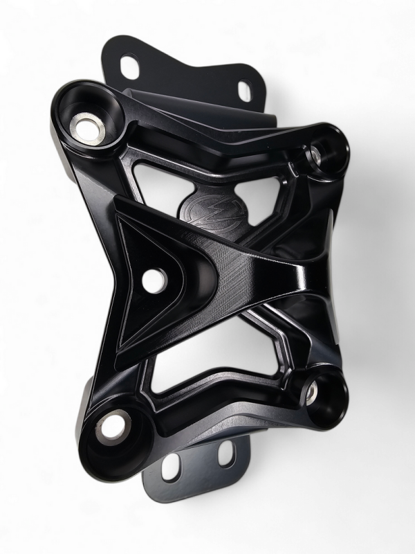 Elektric Offroad 2022+ Can Am X3 Maverick 10 Bolt Radius Rod Plate With Pull Hook (Black)