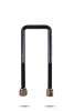 Pedders 19-23 Ford Ranger Square U-Bolt 72x14x215mm (Req for PN PED-6298 & PED-266096) - Single
