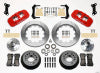 Wilwood AERO6 Front Hub Kit 14.00 Red 67-69 Camaro 64-72 Nova Chevelle