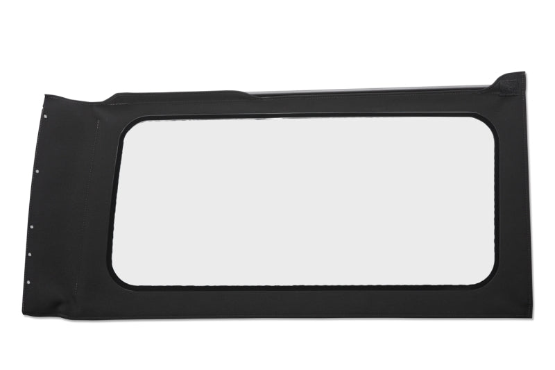 Bestop 18-26 Jeep Wrangler JL Oe JL Replacement Windows (Quarter Right Hand 2-Door Blk Twill Clear)