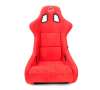 NRG FRP Bucket Seat (Large) Red Alcantara w/ Dragon Livery
