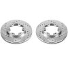 Power Stop 85-86 Nissan 720 Front Evolution Drilled & Slotted Rotors - Pair