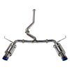REMARK 2022+ Subaru WRX (VB) Cat-Back Exhaust - Dual R1 Spec Burnt Stainless (Non-Resonated)