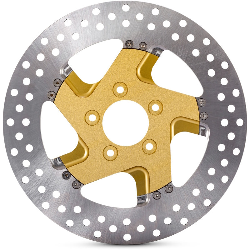 Performance Machine Disc/Carr 11.8 Factor Front Left - Gold Ops