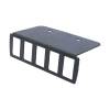 Rugged Radios Rocker Switch Panel for OBS Ford Bronco F150 and F250 Lower Dash