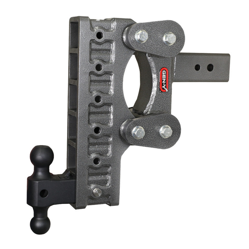 Gen-Y The Boss Torsion-Flex 3in Shank 12in Drop 2.4K TW 21K Hitch w/GH-061 Dual-Ball