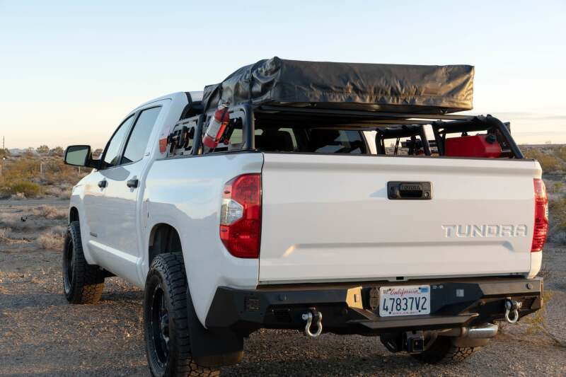 DV8 Offroad 07-23 Toyota Tundra / 09-23 Ford F150 Raptor MTO Series Bed Rack -  2pc Adj.