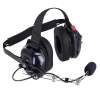 Rugged Radios H42 Behind the Head (BTH) Headset for 2-Way Radios Carbon Fiber