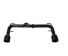 REMARK 2022+ Toyota GR86 Axle Back Exhaust - Stainless Single Wall Tip - Stealth