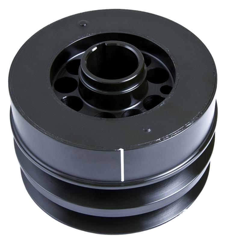Fluidampr Ford 8BA Flat Head Wide Belt Harmonic Balancer - Ford Flathead V8 w/ Wide Belt Pulley
