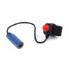 Rugged Radios Motorcycle RACE Push to Talk (PTT) Velcro Mount with Nexus Jack