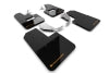 Rally Armor 21-25 Ford Bronco (Steel Bmpr + RB - NO Rptr/Sprt) Blk Mud Flap w/Cy Orange Logo