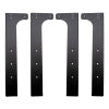 Wehrli Modular Steel Work Bench Leg Kit, 34in. Tall x .120in. Thick, Blueberry Frost