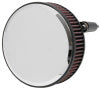 K&N Street Round Metal Intake System - Harley-Davidson - Red Filter 6-8 Size 2.4in In Dia 2.5in H