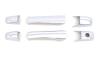 AVS 07-13 Chevy Silverado 1500 Door Handle Covers (2 Door) 4pc Set - Chrome