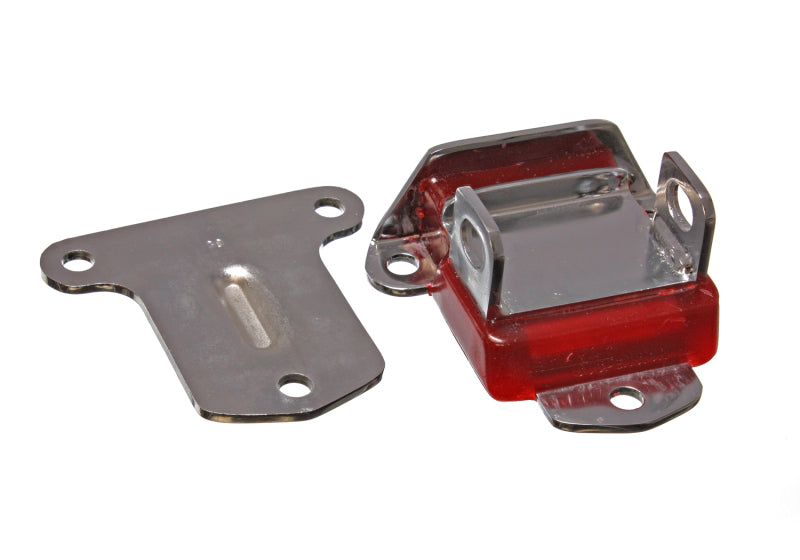 Energy Suspension GM Early Engine Mount Chrome Plat - Red
