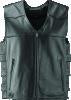 Kuryakyn Leather By River Road Plains Leather Vest Black - Large