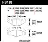Hawk Blue 9012 Brake Pads Volkswagen