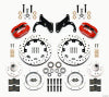 Wilwood Forged Dynalite Front Kit 12.19in Drilled Red 69-70 Impala Drum/Disc 69-82 Vette