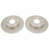 Power Stop 78-81 Pontiac Firebird Rear Evolution Drilled & Slotted Rotors - Pair