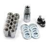 Race Star Pro Forged Open End Deluxe Lug Kit 12mm x 1.5mm Open .50in. Shank 13/16in Head - Set of 10