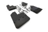 Rally Armor 19-25 Jeep JT Gladiator (Mojave/Rubicon) Black Mud Flap w/Metallic Black Logo