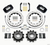 Wilwood Dynapro Radial Rear Kit 12.88in Drilled 2006-2007 Subaru WRX w/Lines
