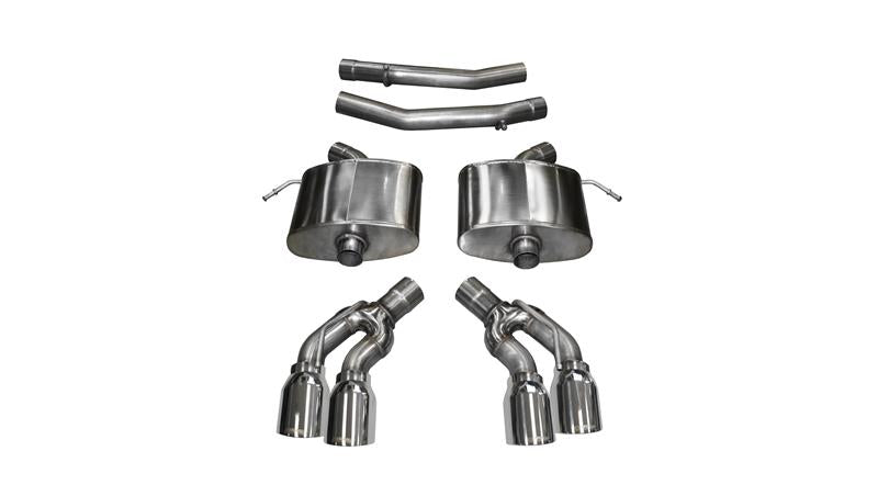 Corsa 2016-2019 Cadillac CTS V Sedan 6.2L V8 2.75in Polished Sport Axle-Back Exhaust