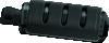 Kuryakyn Trident Large Peg With Male Adapter Gloss Black