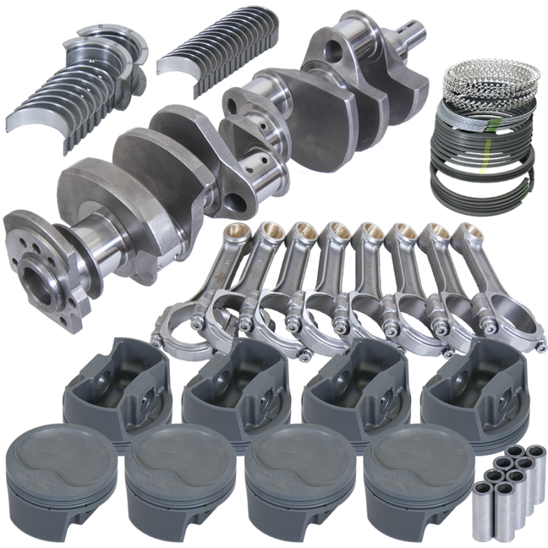 Eagle Chevy LT1350 1Pc 3.750in Crank 5.700in I-Beam Rods -16cc 4.060in Pistons Rotating Assembly